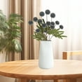 thumbnail image 6 of Usloyux Under $5 Artificial Plants, 5 Head Scallion Ball Chrysanthemum, Fake Green Arrangement for Vase, Wedding Hall Background Decor, Tabletop Office Greenery, No Maintenance Needed, 6 of 6