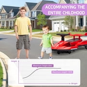 12V Electric Wiggle Car with Pedal for Kids, Rechargeable 2 in 1 Swing Toy, Anti-Rollover, Spray, Light, Bluetooth, Ages 3 and up,150 lbs