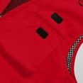 thumbnail image 4 of uublik Men's Casual Lightweight Outdoor Vest for Work Fish Photo Travel Vest Red, 4 of 4