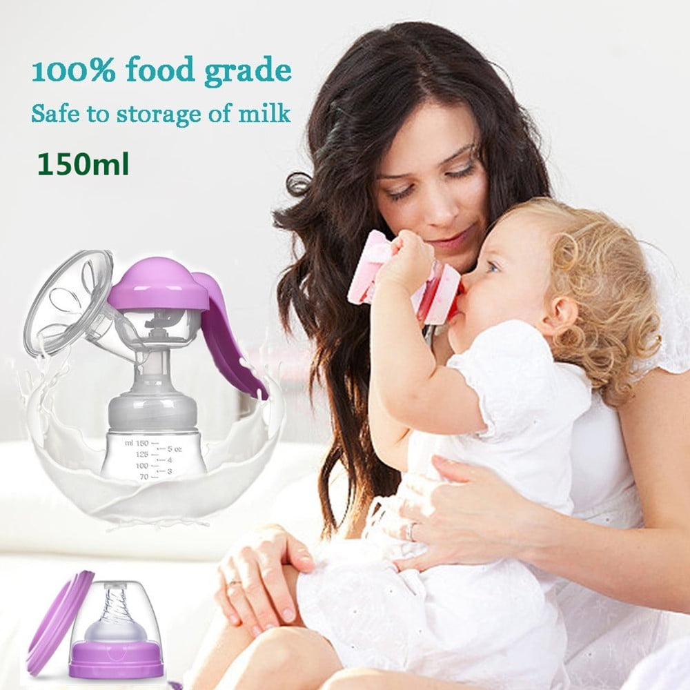 Breast Pump HandFree Breastfeeding for Mom, Portable Manual Breast