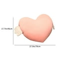 thumbnail image 3 of Cartoons Pillow Toy,Heart Pillow,Heart Shaped Doll,Girlfriend Birthday Gift,Cotton Pillow,Soft Pillow,Decorative Pillow,Large Pillow,Durable Pillow,Comfortable Pillow Holiday Gifts, 3 of 7