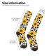thumbnail image 2 of Fotbe Cow Print Sunflower Calcetas Divertidas Estampadas para Hombre y Mujer, Calcetas de Algodón hasta la Rodilla para Caminar, Correr, Enfermería y Embarazo, 2 of 6