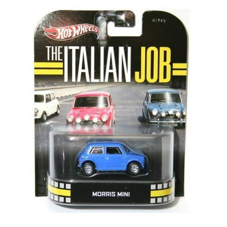 Blue Morris Mini Cooper Hot Wheels 2013 Retro Series The Italian