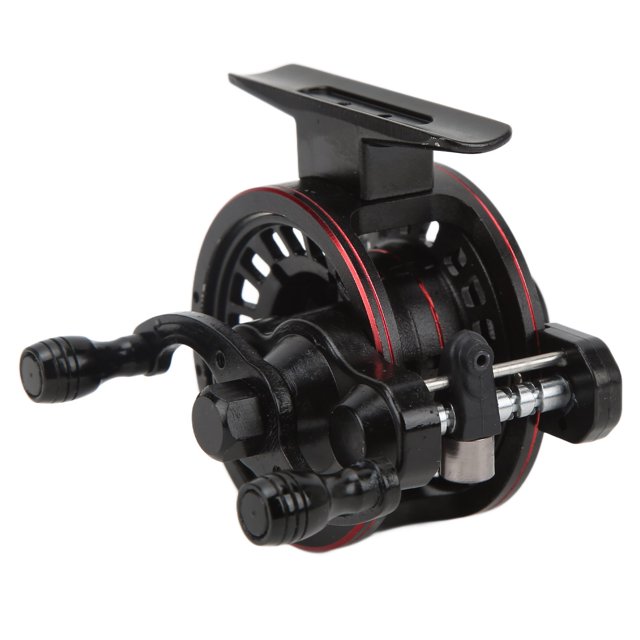 Metal Fly Fishing Reel, Large Capacity Durable Double Speed Ice Fishing Raft Reel Aluminum Alloy For Front Fishing For Ice Fishing For Rock Fishing Right Hand