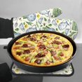 thumbnail image 7 of Gaeub Vintage Utensils Print Oven Mitts and Pot Holders Sets of 2,Heat Resistant Pad,Cooking Gloves, for Baking BBQ Home Decor, 7 of 7