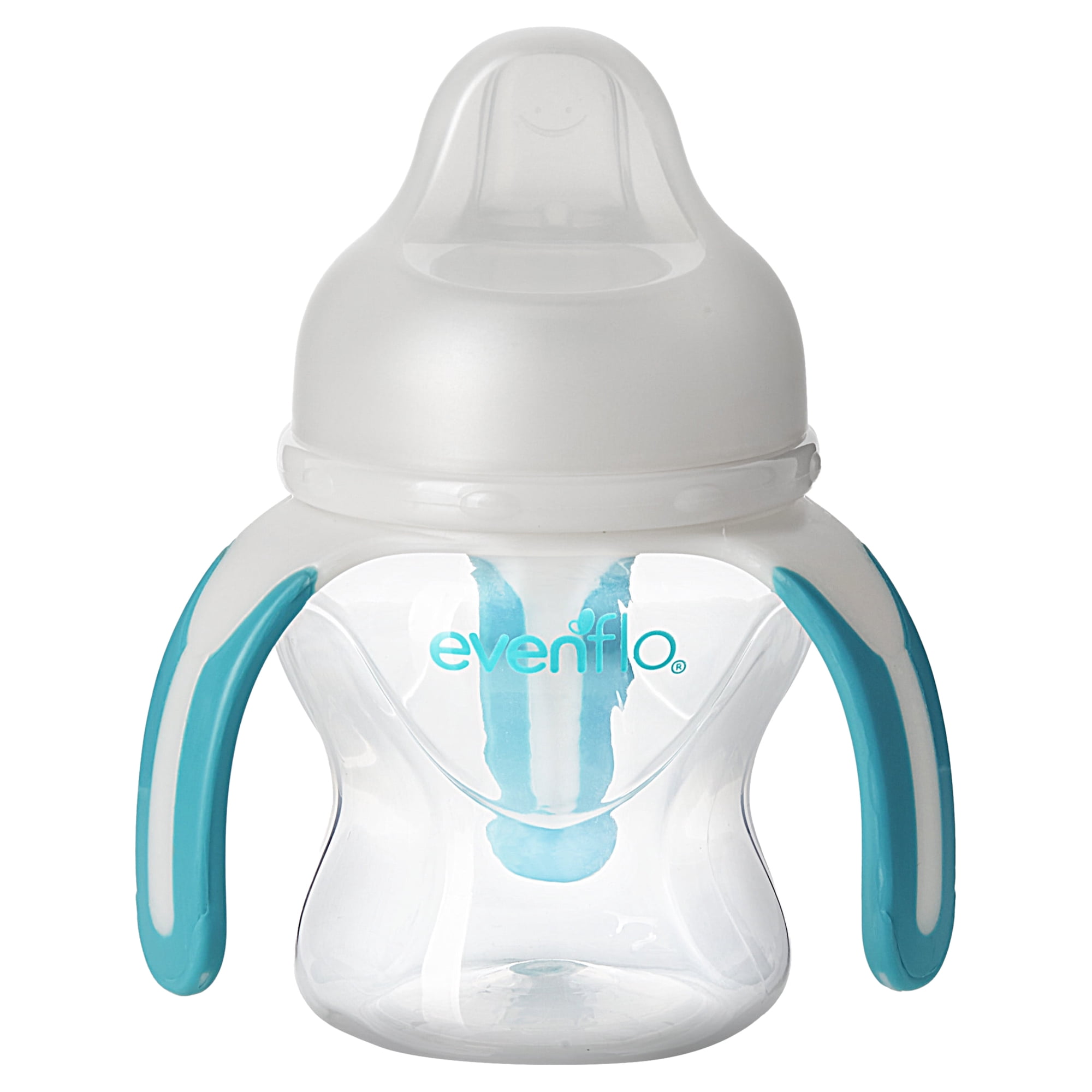 Evenflo Soft-Flo 3-Handled Soft Spout Trainer Sippy Cup - 5oz, Clear, 1ct