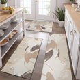thumbnail image 2 of Brown Boho Abstract Pattern Kitchen Rugs Sets Of 3,Kitchen Runner Rugs Non Skid Washable,Decorative Kitchen Floor Mats for Kitchen,Sink,Laundry,17"x30"+ 17"x47" + 17"x59", 2 of 6