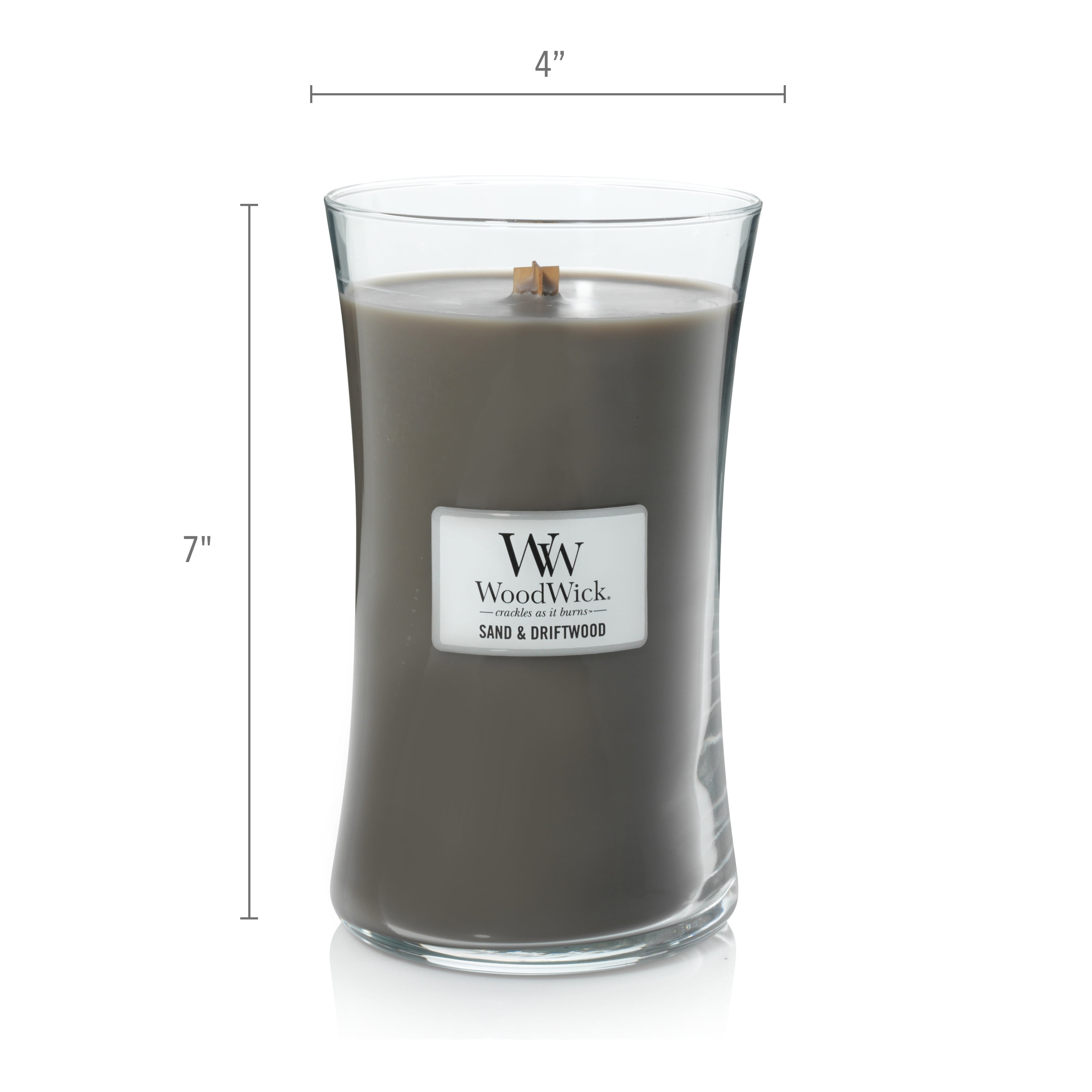 Sand & Driftwood WoodWick® Large Hourglass Candle - Large