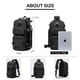 thumbnail image 2 of Bolso bandolera OZUKO multiusos para hombre impermeable negro, 2 of 6