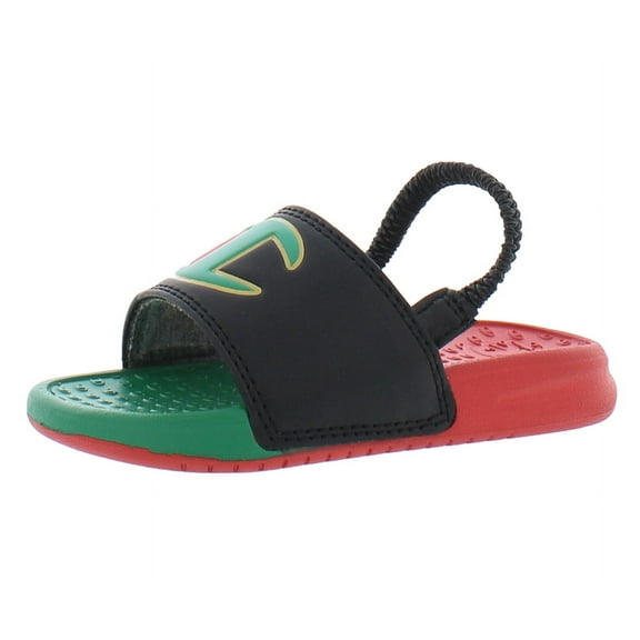 Champion Super Slide Split Baby Boys Shoes Size 8, Color: Red/Green