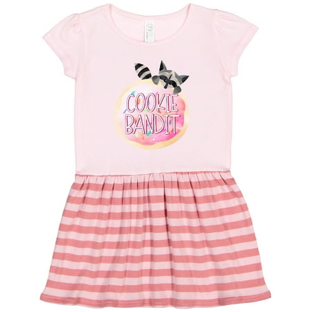 

Inktastic Cookie Bandit Raccoon Gift Toddler Girl Dress