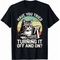 thumbnail image 1 of Tech Support Humor I Cat Tech Engineer Computer IT Guy Funny Unisex T-Shirt G266, S - 5XL, 1 of 4