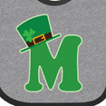 thumbnail image 4 of Inktastic Irish St Patricks Day Letter M Monogram Boys or Girls Baby Bib, 4 of 4