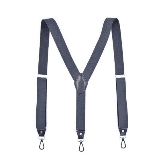 FLORNIX Mens Suspenders Trendy Items Suspenders for Men Fashion Trend Adapt to Different Body Types Suspenders for Men Heavy Duty,Dark Gray
