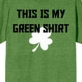 thumbnail image 2 of St. Patrick's This Is My Green Shirt Crew Neck Short Sleeve Irish Heather Men's T-shirt-Small, 2 of 4