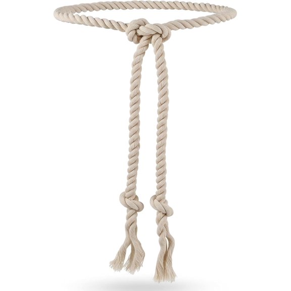 YooGuoGuo Simple Cotton long Waist Rope Belt, Boho Rope Belt for Women
