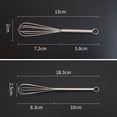 thumbnail image 5 of Shoreew Mini Whisk Egg Beater Stainless Steel Wire Whisk for Whisking Mixing Beating Spring Handle Small Whisk, 5 of 6