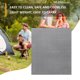 thumbnail image 3 of Estera De Parrilla Para Barbacoa Parrilla BBQ Mat Cortable Barbacoa Mesh Mat Grid Mat (negro 3), 3 of 4