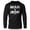 Silver on Black, variant on GYMISH Man Vs. Iron Lightweight Long Sleeve Hooded T-Shirt for Men – Funny Gym Hoodie, Bodybuilding & Workout Apparel, Sport Grey, Small