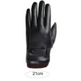 thumbnail image 6 of Winter PU Leather Gloves For Men, Warm Thermal Touchscreen Texting Typing Dress Driving Motorcycle Gloves With Wool Lining, 6 of 8