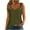 Olive Green, variant on Wyobmus Womens Dressy Tank Tops 2025 Trendy Sleeveless O-Ring Shoulder Button Tops Solid Color V Neck T-Shirt Loose Going Out Clouse S-2X Blue