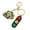 B, variant on School Bus Bag Charm Pendant Traffics Light School Bus keychains Keyring for Women Men Backpack Purse Handbag Decors
