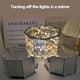 thumbnail image 4 of Simulación Rosa Tulipán Mar Material Nocturna Tridimensional DIY LED Tulipán/Rosa Espejo Lámpara Cubo Octagonal/Hexagonal para Novia Pareja Novias, 4 of 9
