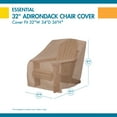 Duck Covers Essential WaterResistant 32 Inch Patio Adirondack Chair