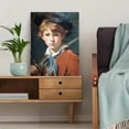 thumbnail image 5 of Gentle Boy With Sword Canvas Print Home Hallway Wall Decor, 5 of 8