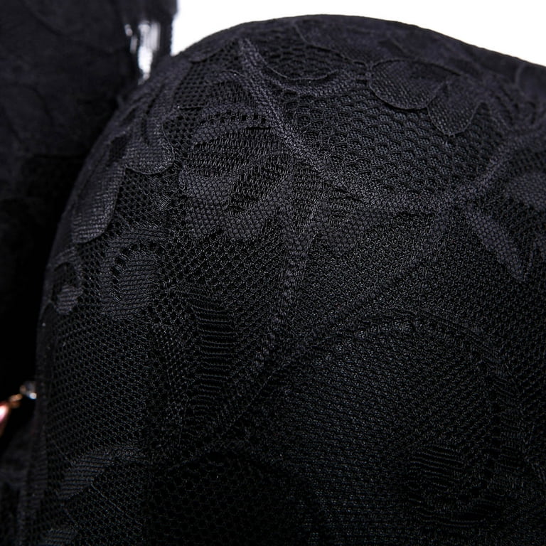 TOWED22 Wireless Bras for Women,Women's Lace Bralette Pullover Vest Cute  Top Removable Padded Wireless Bra,Black 
