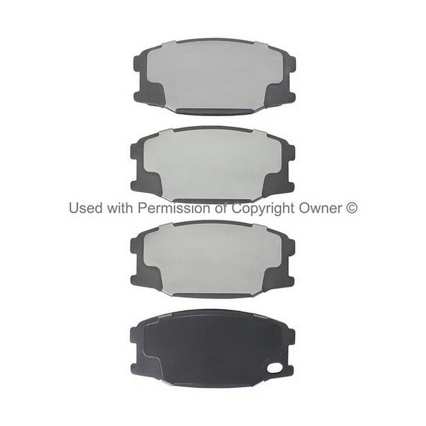 Mpa Electrical 1003-0734M Quality Built Black Series Semi Metallic Brake