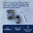 thumbnail image 2 of Mommy s Bliss Organic Cough Syrup Mucus Relief Night Time 4 Months 1 67 fl oz 50 ml, 2 of 8
