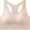 Apricot, variant on Women's Sports Bra,Racerback Medium Impact Seamless Sports Bra for Women