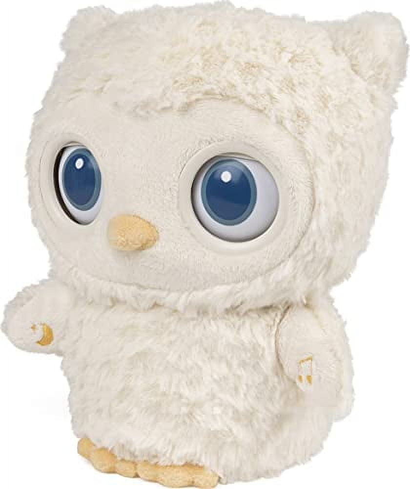 GUND Sleepy Eyes Owl Plush Sleep Soother with Night Light & Sound Machine for Babies, 8”