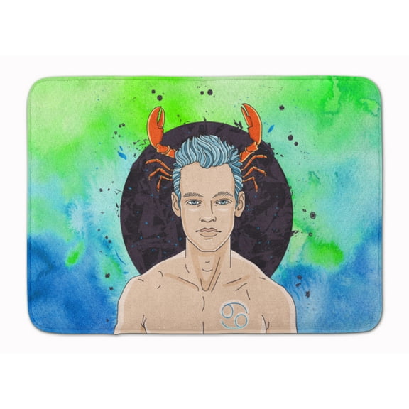 Cancer Zodiac Sign Machine Washable Memory Foam Mat