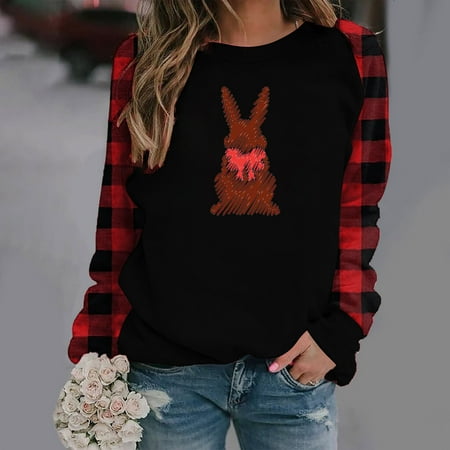 

Hvyesh Valentine s Day Women s Sweatshirt Casual Long Sleeve Cute Printed Crewneck Pullover Tops Lightweight Holiday Jumpers Coffee shirts for women M