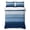 White Blue, variant on King Quilt Set 96''x106'', Navy Blue Burnt Orange Lightweight Summer Bedspread Coverlet Set with 2 Pillow Shams, Boho Art Modern Geometric Breathable All Season Quilt Bedding for Bedroom/Guest Room