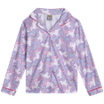 thumbnail image 5 of Sweet & Sassy Girls' Flannel Fleece Pajamas - 4 Piece Long Sleeve Button Down Shirt and Pants Sleepwear Pants Set (7-16), 5 of 7