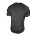 thumbnail image 4 of Mens Button V Neck Knit Shirts Slim Fit Stretchy Golf Shirts Stretch Lightweight Short Sleeve Pullover Tops, 4 of 5