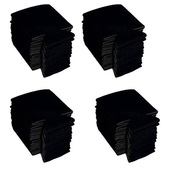 40PCS Neoprene Beer Can Cooler Drink Cup Bottle Sleeve Insulator Wrap Cover New Black