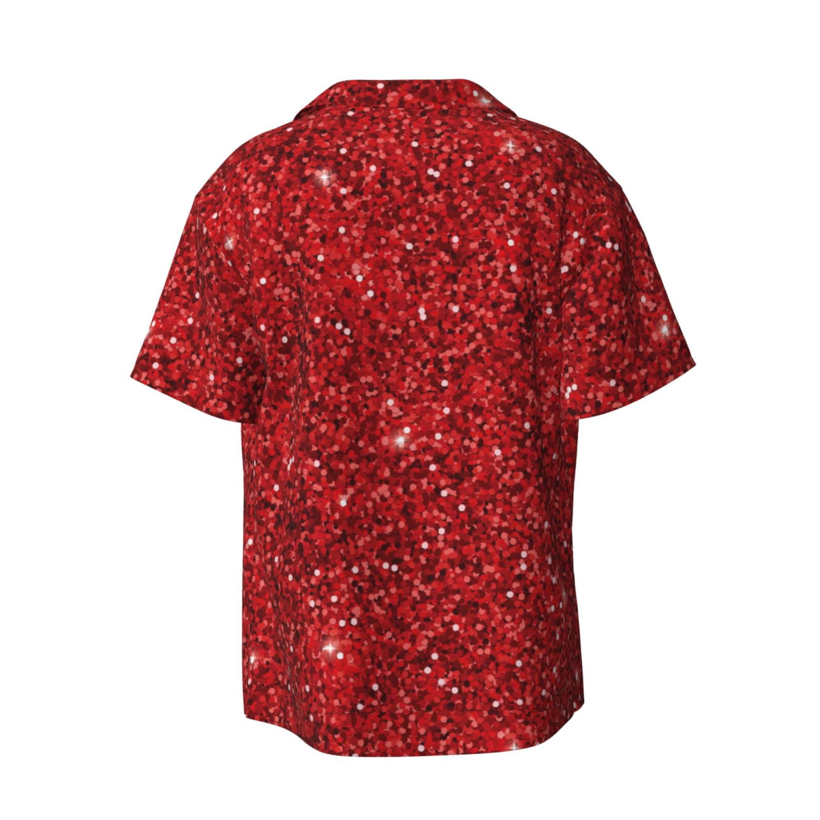 red glitter tops