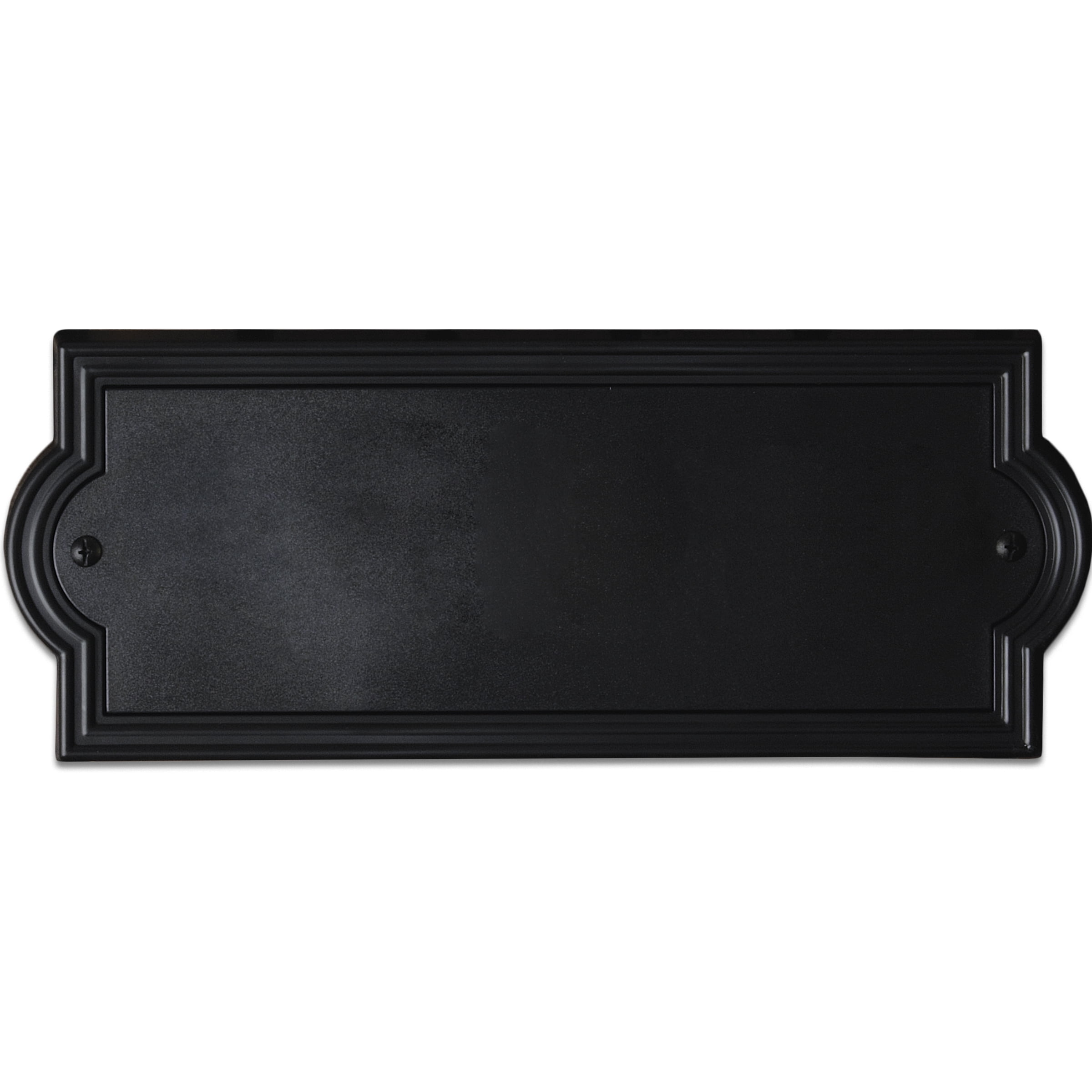 HY-KO BLACK RECTANGLE ADDRESS PLAQUE