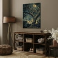 thumbnail image 6 of Dark Academia wall art Mystical Forest Moon and Stars Poster Canvas Print Maximalist Night Sky Celestial Cottagecore wall decor for Home Living Room Office Decor Aesthetic Unframed12x16inch, 6 of 14