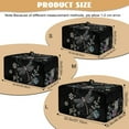 thumbnail image 7 of Renewold Toaster Oven Cover Stain-Resistant Air Fryer Smart Oven Protector with Storage Pockets Easy Clean Kitchen Appliance Accessories, 18.5 x 14.5 x 9 Inches, Dragonfly Flower Black, 7 of 7