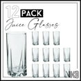 thumbnail image 2 of Madison 12 Ounce Drinking Glasses | Beautiful Design  For Water, Juice, Soda, etc.  Thick and Durable Glass  Dishwasher Safe  Set of 12 Clear Glass Water Tumblers  5.8 Tall x 2.6 Diameter, 2 of 9