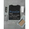 thumbnail image 3 of Funcle: Funny Definition  Men T-Shirt, Male Large, 3 of 4