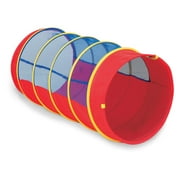 Pacific Play Tents Institutional 4' Fun Tube Tunnel, Red Child Tent