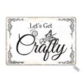 thumbnail image 1 of Let's Get Crafty - Letrero decorativo de espejo de metal vintage para pintar para el hogar, la cocina, el baño, la granja, el jardín, el garaje, tamaño inspirador: 8 x 12 pulgadas, 1 of 4