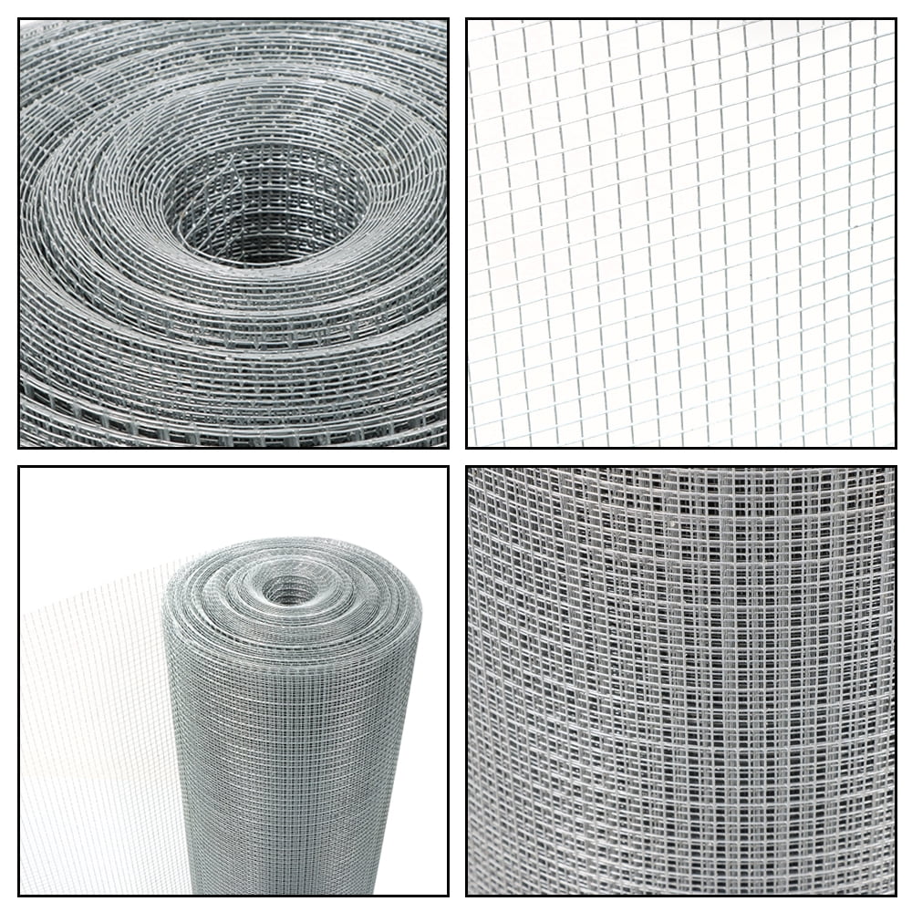 SHZAITOR 1/4in Hardware Cloth Welded Wire Mesh Chicken Wire Poultry Fence 36/48in x 100ft
