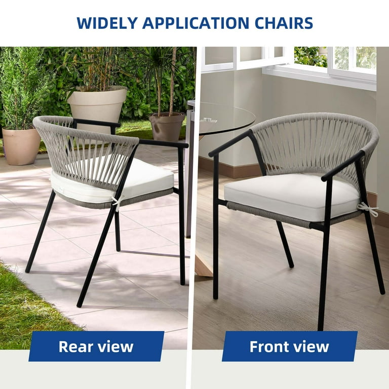 Stackable woven patio chairs sale